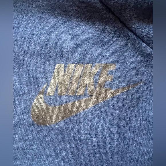 Rare! Nike rally jogger (xs) & zip hoodie (s) set Heathered grey & metallic gold - Picture 5 of 16